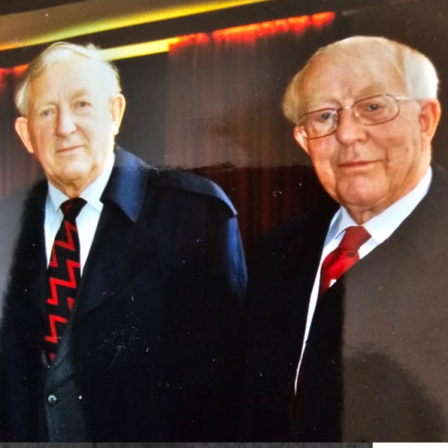 Pictured are brothers Alfons and Hans Dahl. Source: Ole Petter Dahl's private archive