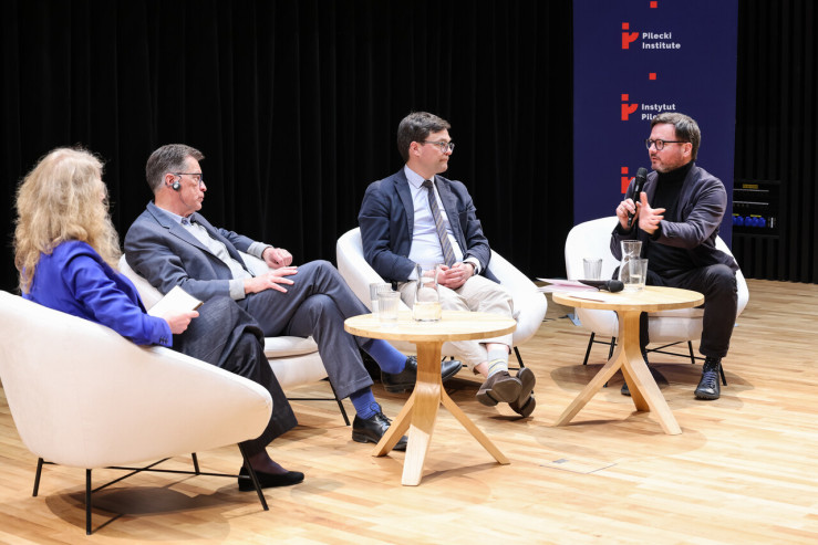 Od lewej: Dr Aleksandra Burdziej, dr Johannes von Thadden, Mateusz Fałkowski, Dr Stephan Stach