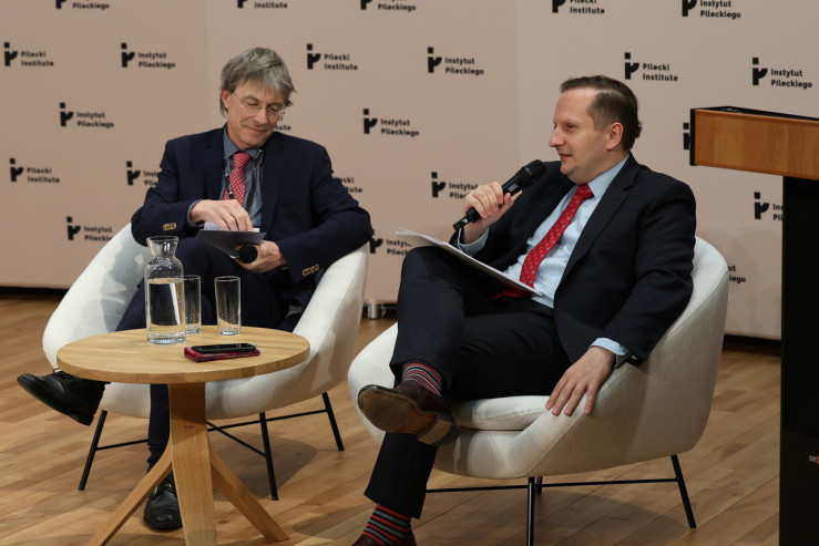 Ambassador Franz Perrez and Paweł Wierdak