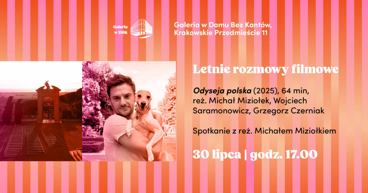 Grafika wydarzenia z napisem: Projekcja filmu „Odyseja polska" (2025) i spotkanie z twórcami