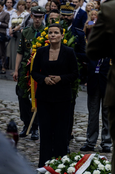 Uroczystości związane z Powstaniem Warszawskim na Cmentarzu Wolskim