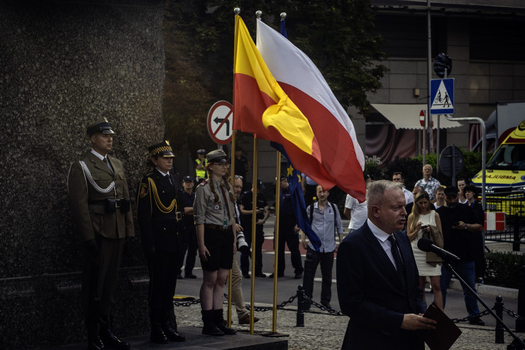 uroczystości upamiętniające 82. rocznicę Rzezi Woli. 