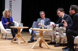 Od lewej: Dr Aleksandra Burdziej, dr Johannes von Thadden, Mateusz Fałkowski, Dr Stephan Stach