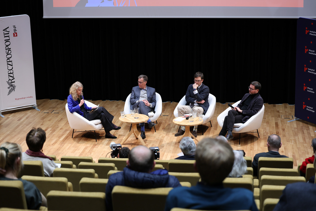 Od lewej: Dr Aleksandra Burdziej, dr Johannes von Thadden, Mateusz Fałkowski, Dr Stephan Stach 